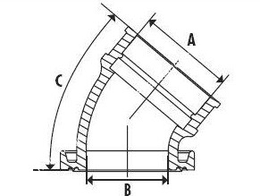 schema fixation angle pipe admission polini orientable scooter nitro aerox